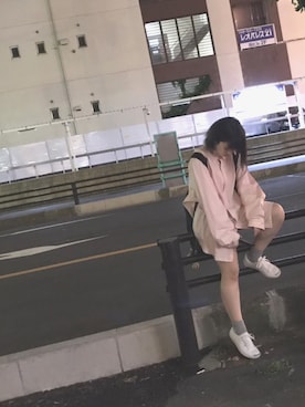 「CONVERSE（コンバース）のCONVERSE コンバース ジャック パーセル / JACK PURCEL（スニーカー）」を使った、めーぷるさん（レディース・152cm）の夏コーディネート