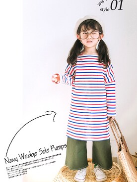 「Momo（Momo）のアイテム」を使った、兔妈さん（キッズ・110cm）の冬コーディネート