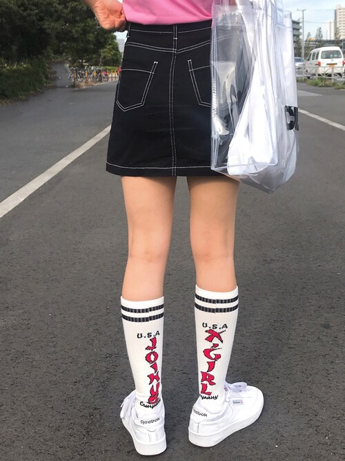 ヒトミ X Girlのソックス 靴下を使ったコーディネート Wear