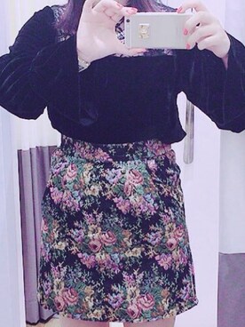 「AS as know as（エーエス アズノウアズ）のアイテム（スカート）」を使った、ぽころんさん（レディース・156cm）の秋コーディネート