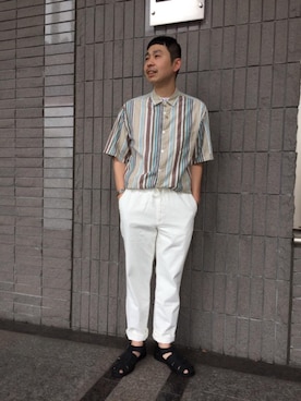 山本 貴洋さん（メンズ・169cm）の夏コーディネート