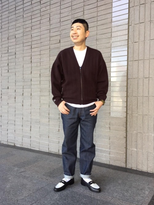 ビューティ ユース ユナイテッドアローズ 岡山店山本 貴洋さんのローファーを使ったコーディネート Zozotown