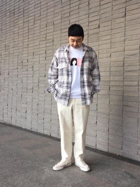 山本 貴洋さん（メンズ・169cm）の冬コーディネート