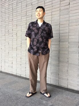 山本 貴洋さん（メンズ・169cm）の夏コーディネート