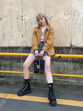 林 奈実さん（レディース・154cm）の冬コーディネート