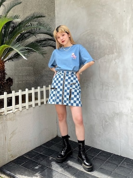 ブーツを使った Tシャツコーデ のレディース人気ファッションコーディネート Wear
