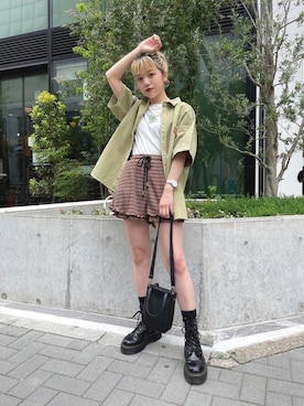 林 奈実さん（レディース・155cm）の春コーディネート