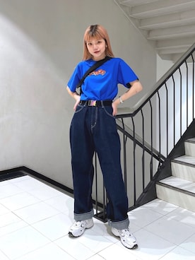 林 奈実さん（レディース・155cm）の夏コーディネート