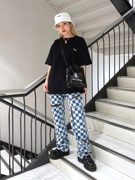 林 奈実さん（レディース・155cm）の夏コーディネート