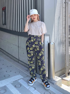 林 奈実さん（レディース・155cm）の夏コーディネート