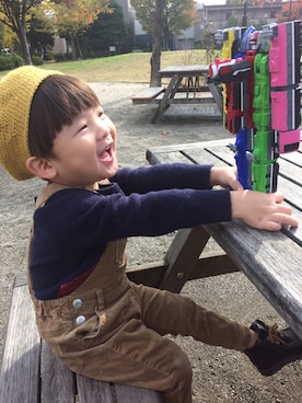 waoさん（キッズ・90cm）の冬コーディネート