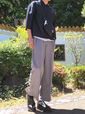 「417 EDIFICE（フォーワンセブンエディフィス）のアイテム（パーカー）」を使った、HIROMASAさん（メンズ・186cm）の秋コーディネート