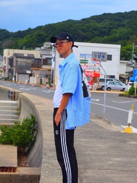 「ADER error」｜「アイテム（キャップ）」を使った、Ryotaroさん（メンズ・179cm）の秋コーディネート