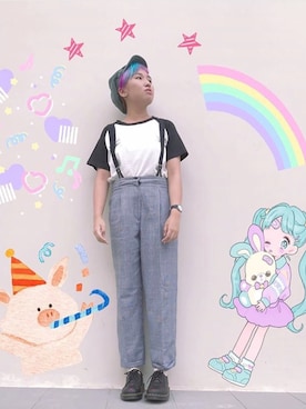 「QUEER」｜alexさん（レディース・160cm）の夏コーディネート