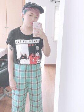 「WC（ダブル シー）のアイテム」を使った、alexさん（メンズ・161cm）の夏コーディネート