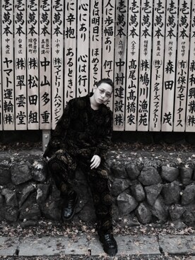 「SASQUATCHfabrix.（サスクワァッチファブリックス）のアイテム」を使った、Miyazaki Shoheiさん（メンズ・174cm・20代）の冬コーディネート