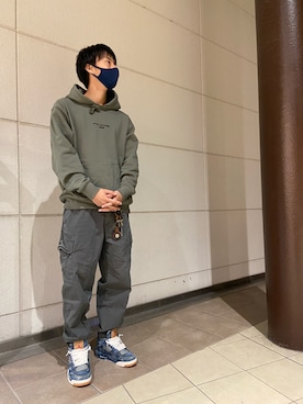 「STREET（ストリート）のアイテム」を使った、SHO-TAさん（メンズ・170cm）の秋コーディネート