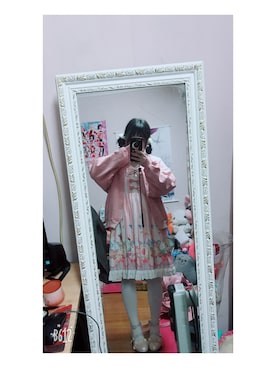 「lolitafashion」｜「アイテム（ジャケット/アウター）」を使った、kuronanaさん（レディース・163cm）の春コーディネート