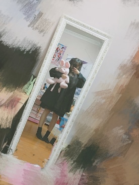 「WC（ダブル シー）のアイテム（バックパック/リュック）」を使った、kuronanaさん（レディース・163cm）の冬コーディネート