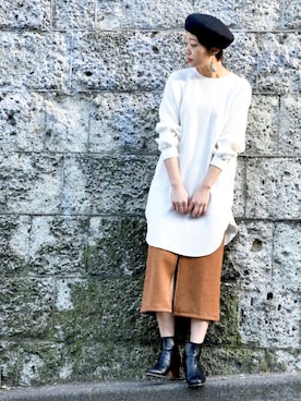 naomiさん（レディース・168cm）の冬コーディネート