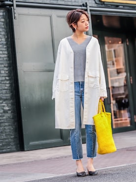 naomiさん（レディース・168cm）の春コーディネート