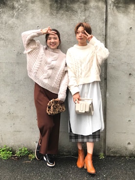 「アイテム（シャツワンピース）」を使った、naomiさん（レディース・168cm・20代）の秋コーディネート