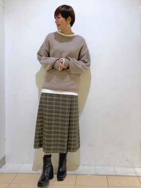 naomiさん（レディース・168cm）の冬コーディネート