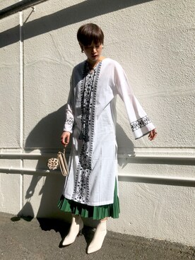 Ciaopanic チャオパニック の インド刺繍ワンピース シースルーワンピース ワンピース Wear