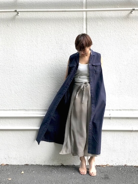 「アイテム（シャツワンピース）」を使った、naomiさん（レディース・168cm・20代）の春コーディネート