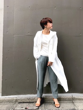 「アイテム（シャツワンピース）」を使った、naomiさん（レディース・168cm・20代）の夏コーディネート