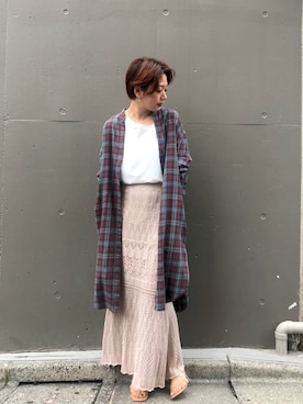 「アイテム（シャツワンピース）」を使った、naomiさん（レディース・168cm・20代）の夏コーディネート