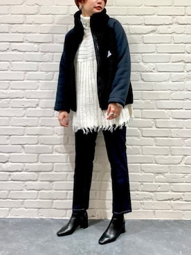 「アイテム（ブルゾン）」を使った、naomiさん（レディース・168cm・30代）の秋コーディネート