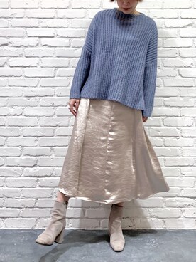 naomiさん（レディース・168cm）の冬コーディネート