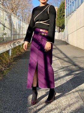 naomiさん（レディース・168cm）の冬コーディネート