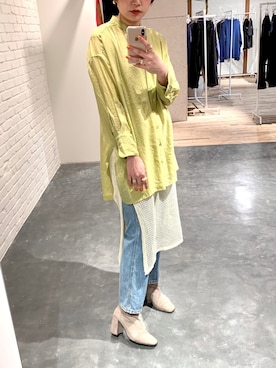 「Wrangler」｜「アイテム（ワンピース/ドレス）」を使った、naomiさん（レディース・168cm）の春コーディネート
