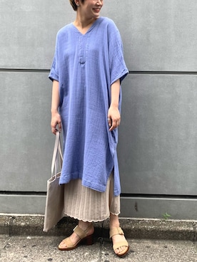 「BIANCA（ビアンカ）のアイテム」を使った、naomiさん（レディース・168cm）の夏コーディネート