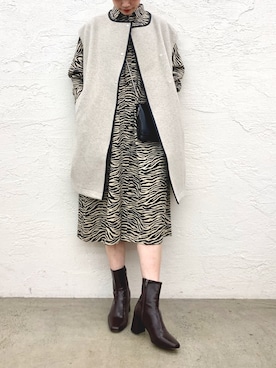 「SUPERTHANKS」｜「アイテム（バッグ）」を使った、naomiさん（レディース・168cm）の秋コーディネート