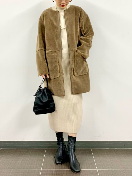 Naomi Ciaopanic Ciaopanicのムートンコートを使ったコーディネート Wear