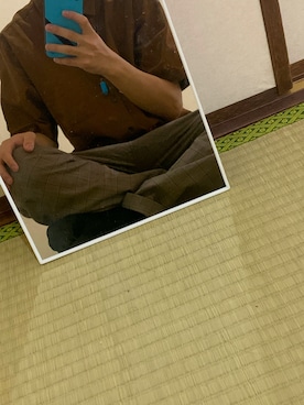 「タケオキクチ(TAKEO KIKUCHI)」｜「アイテム（アクセサリー）」を使った、たいやきさん（メンズ・172cm）の秋コーディネート