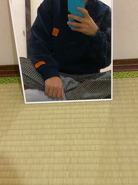 「ラブアンドピース2020」｜「アイテム（スウェット）」を使った、たいやきさん（メンズ・172cm）の秋コーディネート