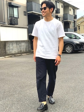 「アイテム（Tシャツ/カットソー）」を使った、Takara さん（メンズ・168cm）の夏コーディネート