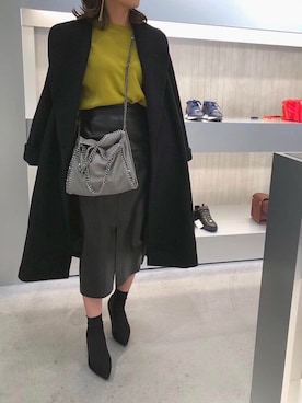 「BLENHEIM（ブレンヘイム）のアイテム」を使った、Manaeさん（レディース・155cm）の冬コーディネート