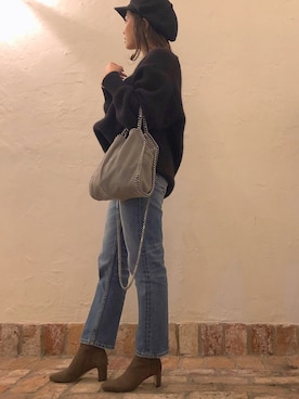 Manaeさん（レディース・155cm）の冬コーディネート