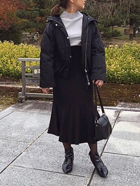 Manaeさん（レディース・155cm）の冬コーディネート