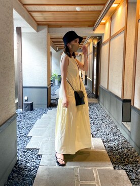 CLANE（クラネ）の「SOLID TIERED ONE PIECE（ドレス）」 - WEAR