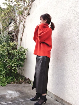 「シースルー」｜「アイテム（ブーティ）」を使った、マイ☺︎   さん（レディース・161cm）の春コーディネート