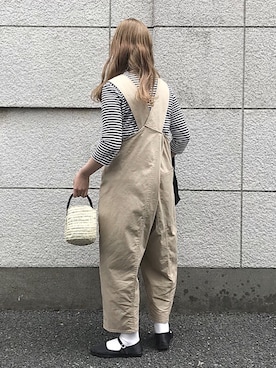 「カンフーシューズ」｜OOOさん（レディース・162cm）の春コーディネート