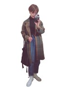 OSMOSIS チェックスライバーチェスターコート ¥17,380 OSMOSIS（オズモーシス）の「チェックスライバーチェスターコート