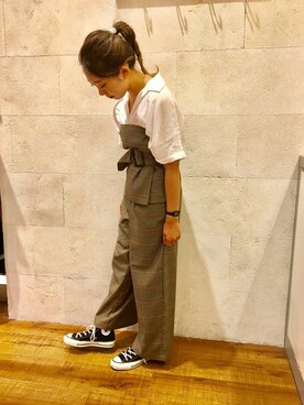 canasさん（レディース・156cm）の夏コーディネート