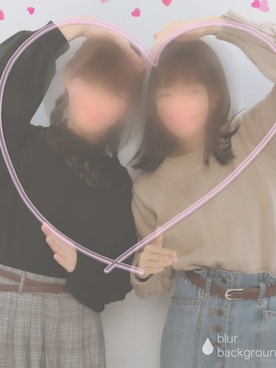 「プリクラ」｜未來さん（レディース・157cm）の冬コーディネート